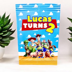 Personalized Toy Story party favor Chip Bags
