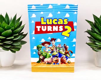 Personalized Toy Story party favor Chip Bags