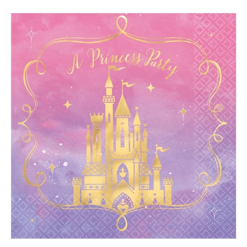 Disney Princess party Plates Napkins