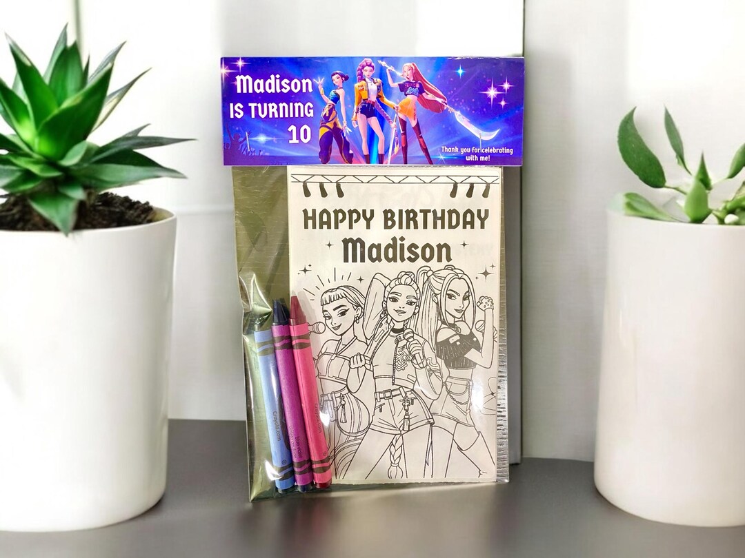 Kpop Demon Hunters Party Favors - Etsy