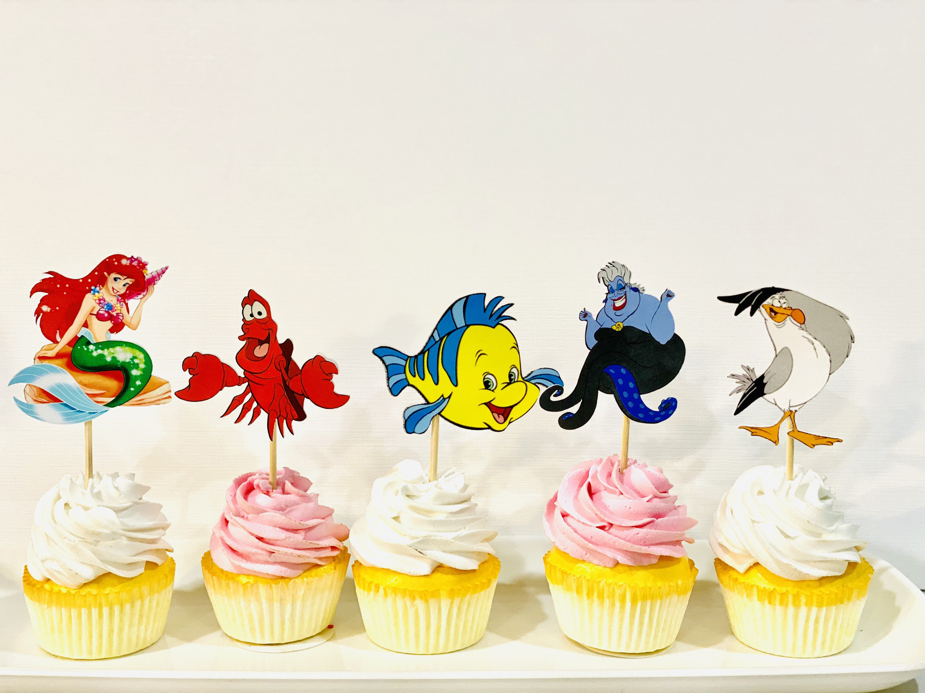 Sebastian From Ariel Cupcake Topper