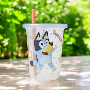 Licensed Bluey keepsake hard plastic Party Cups