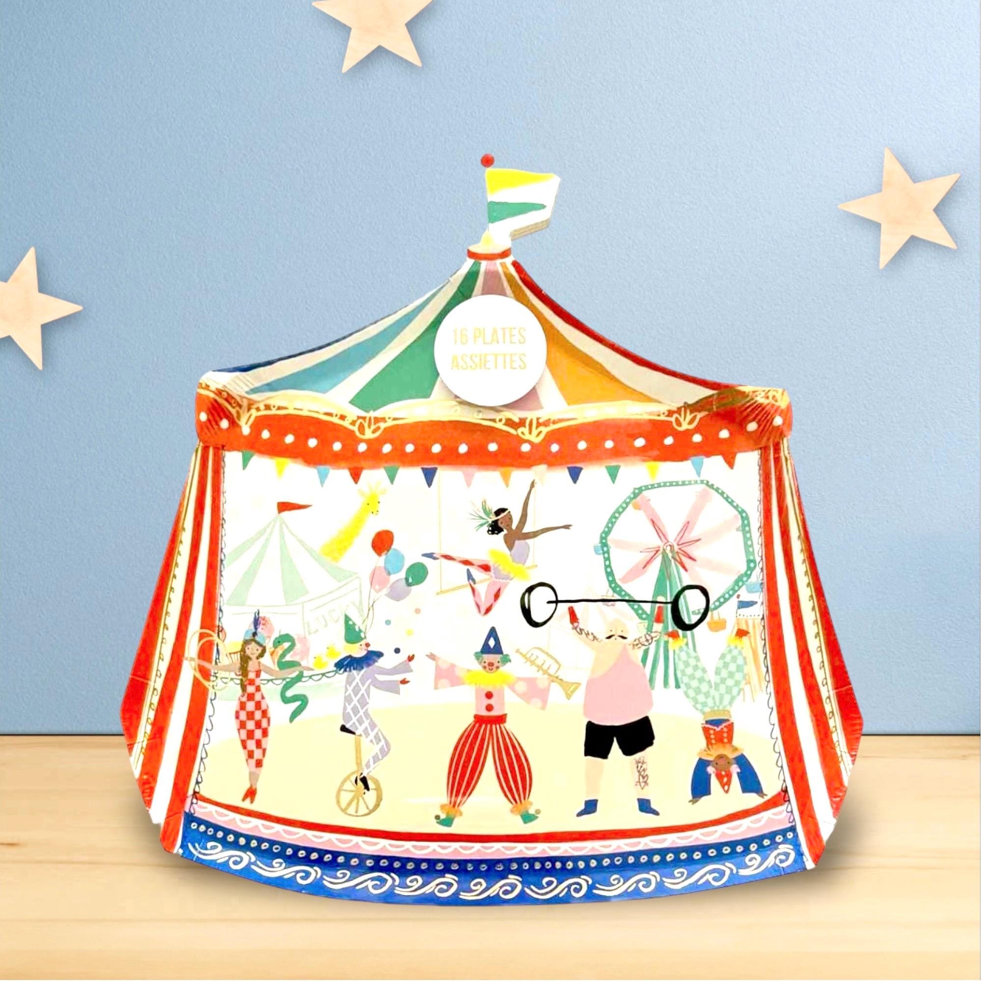 Circus Paper Plates