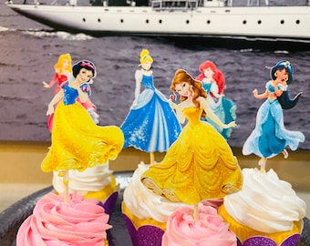 Princess Cupcake Toppers