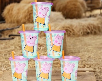 Licensed Peppa Pig Plastic cups
