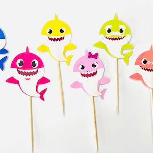 Baby Shark Cupcake Toppers