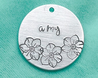Etiqueta floral para cães, etiquetas para cães com flores, etiquetas para cães, etiquetas para identificação de animais de estimação, etiquetas para cães personalizadas, etiquetas para identificação de animais de estimação, etiquetas para cães, para cães, etiquetas para gatos, etiquetas florais para cães