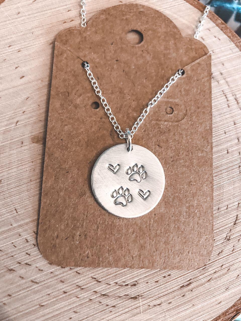 Dog Mom Necklace Pet Necklace Dog mom gift Dog Jewelry Jewelry Paw Print Gift for her Fur Mama Dog Necklace Dog Mom Dog Mama
