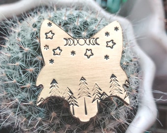 Fox Shaped Dog Tag : Custom Dog Tags, Metal Dog Tags, Dog Gifts, Dog Tags, Pet ID Tag, Cat Tag, Adventure Tags, Dog Name Tags, Pet Tags