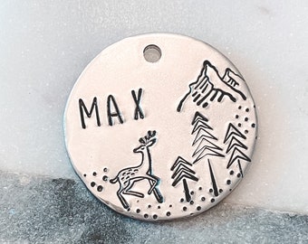 Snowflake Dog Tag, Dog Tags, Winter Dog Tags, Christmas Dog Tags, Reindeer, Custom Dog Tags, Pet ID Tags, Cat Tags, Dog Tags for Dogs