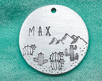 Cactus Dog Tag, Adventure Dog Tag, Dog Tags, Metal Dog Tag, Pet ID Tag, Dog Tags para cães, Cacti Dog Tag, Cute Dog Tags, Pet ID Tags, Tags