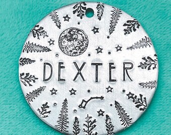 Moon Dog Tags, Dog Tags, Little Dipper Tag, Adventure Dog Tags, Pet ID Tags, Dog Tag for Dogs, Dog Gifts, For Dogs, Cat Tags, Unique