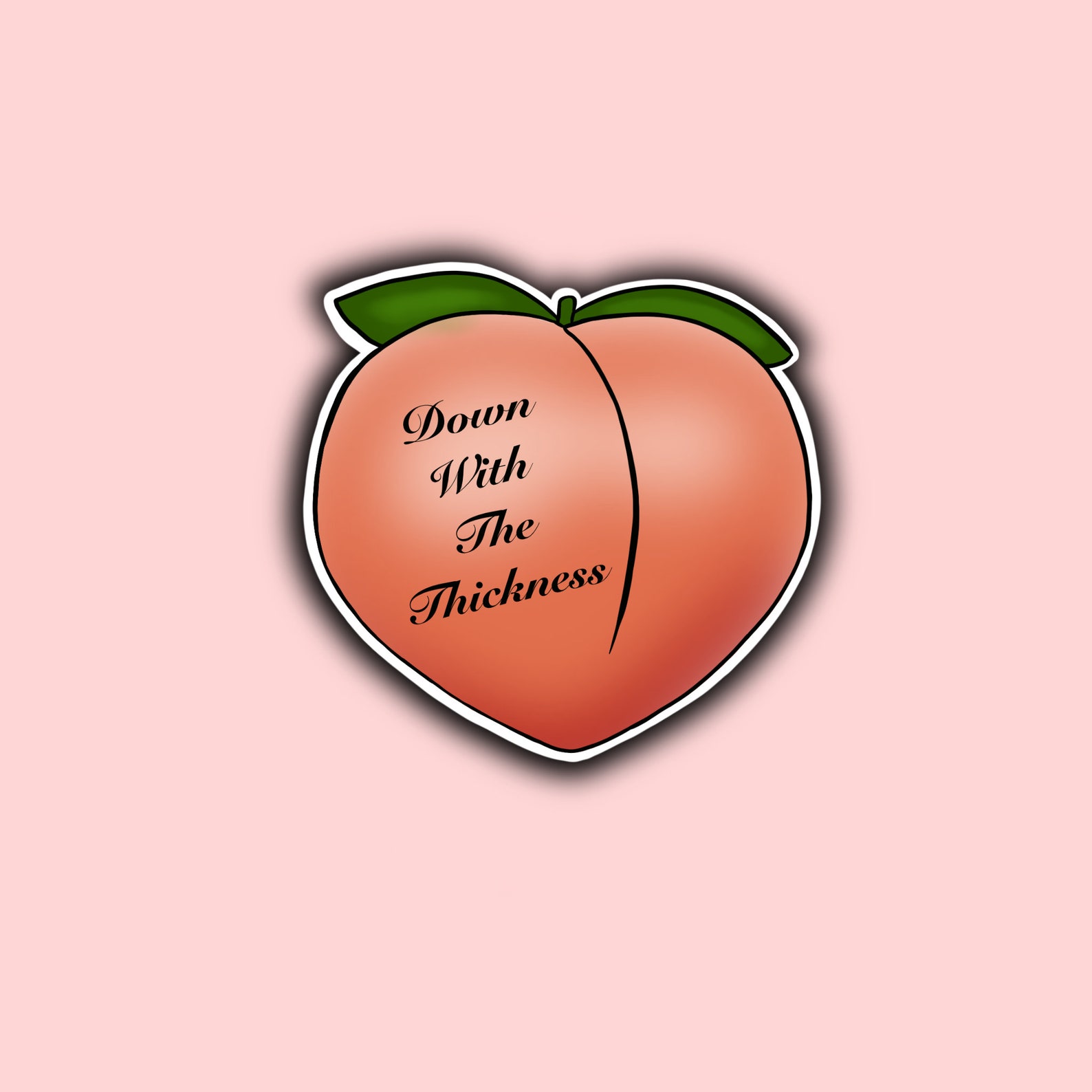 Peach Sticker Peach Emoji Butt Jokes Etsy