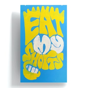 Eat My Shorts Bart Simpson - Screen Print