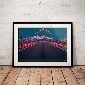 Barbie Dreamland - Vintage Inspired Surrealist Collage Print