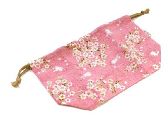 Sakura Rabbit Oval Bento Box 570ml | Pink