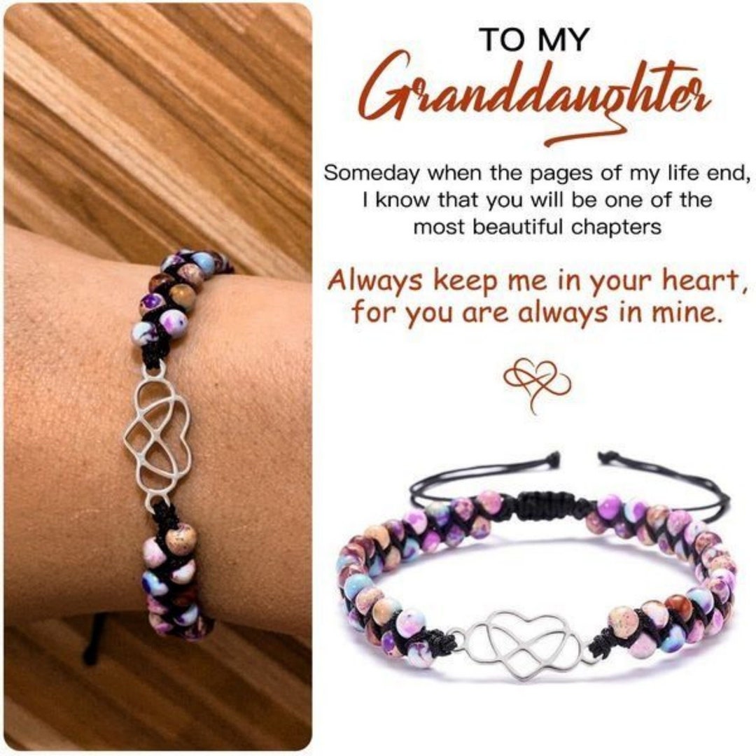 Granddaughter Bracelet From Grandmother,to My Granddaughter Bracelet
