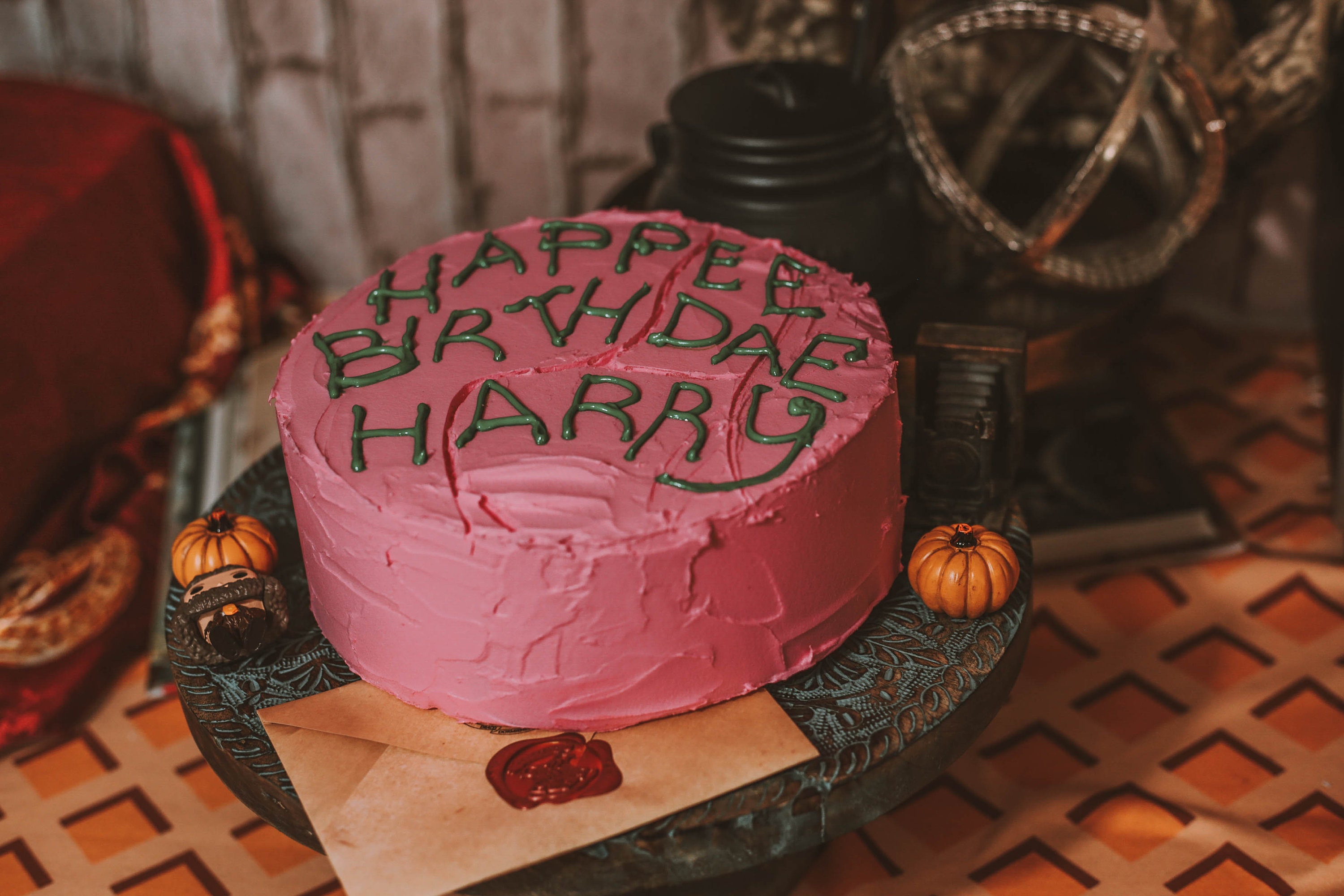 Harry Potter Happee Birthdae Cake - The Cakeroom Bakery Shop