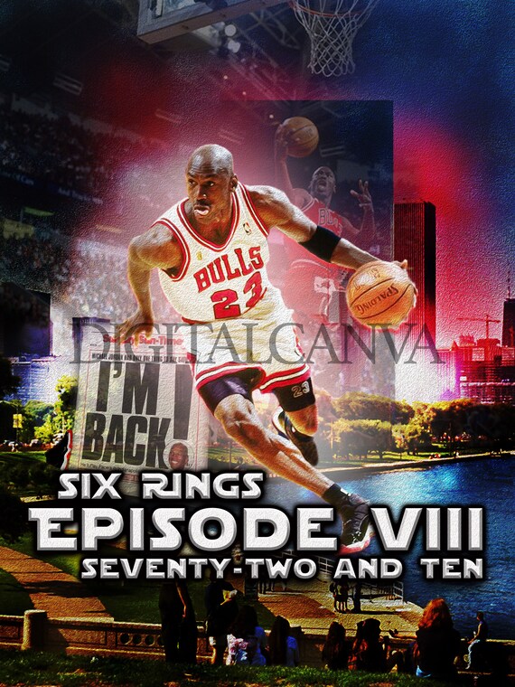Michael Jordan - Movie Poster Series- Six Rings Saga