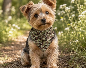 Pañuelo pequeño de camuflaje para perro