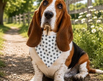 Paw print Dog Bandana