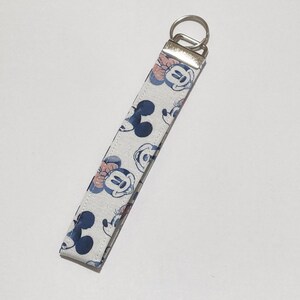 Minnie and Mickey Mouse Keyfob/Keychain Wristlet