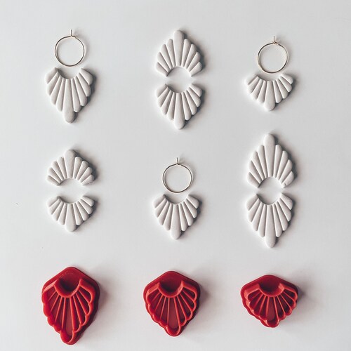 Polymer Clay Earrings Cutters Set Art Nouveaux Etsy