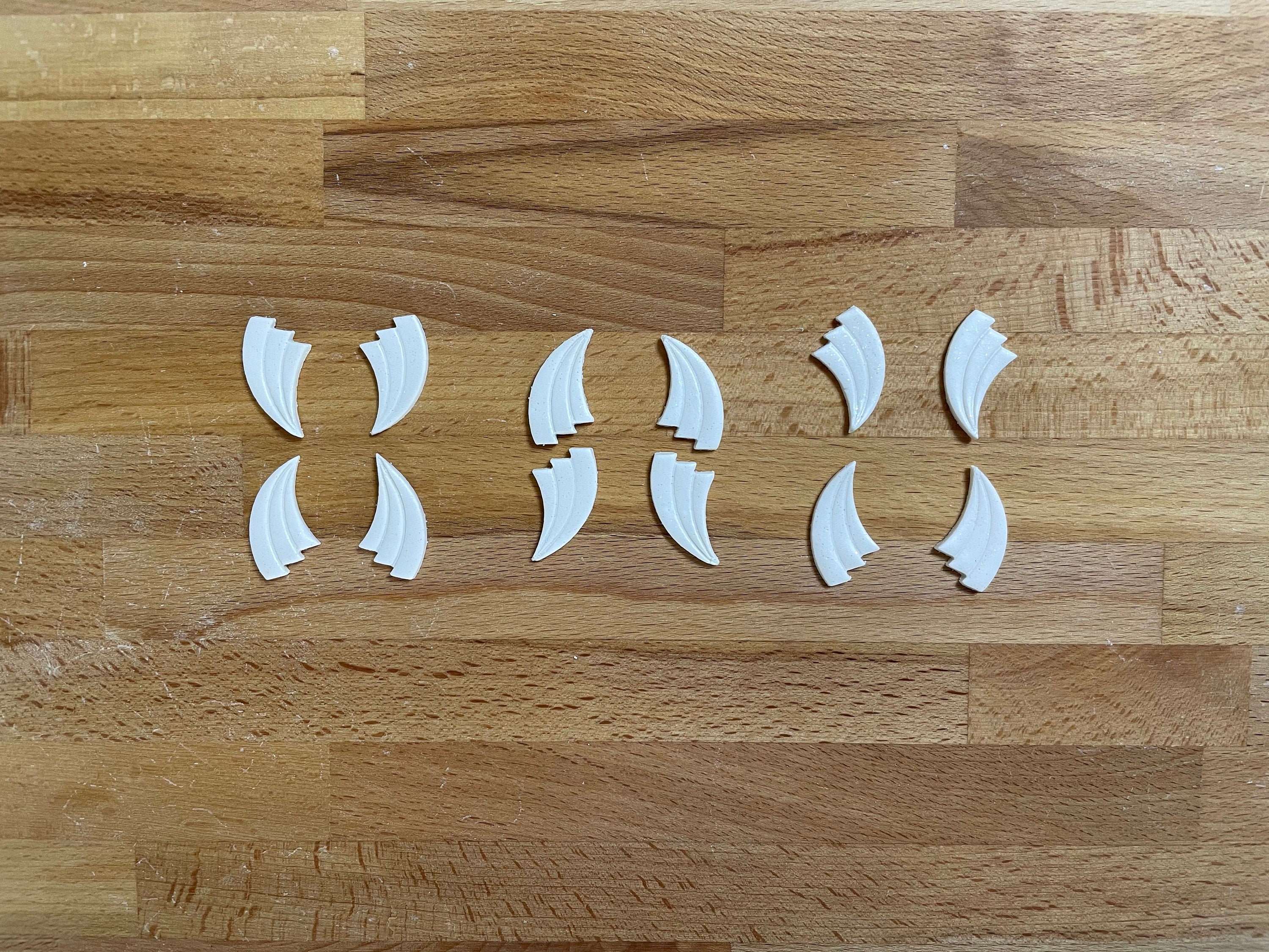 Polymer Clay Earrings Cutters Set Wave Celebration Etsy