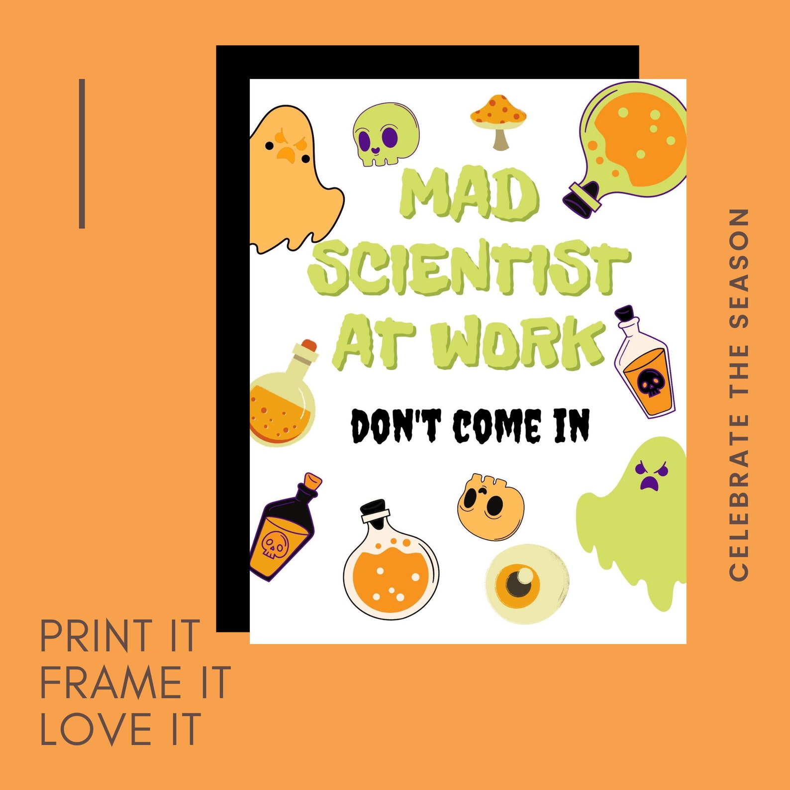 Halloween Printable Sign Mad Scientist Spooky Instant Etsy Ireland Halloween Printable Sign Mad Scientist Spooky Instant Etsy Ireland