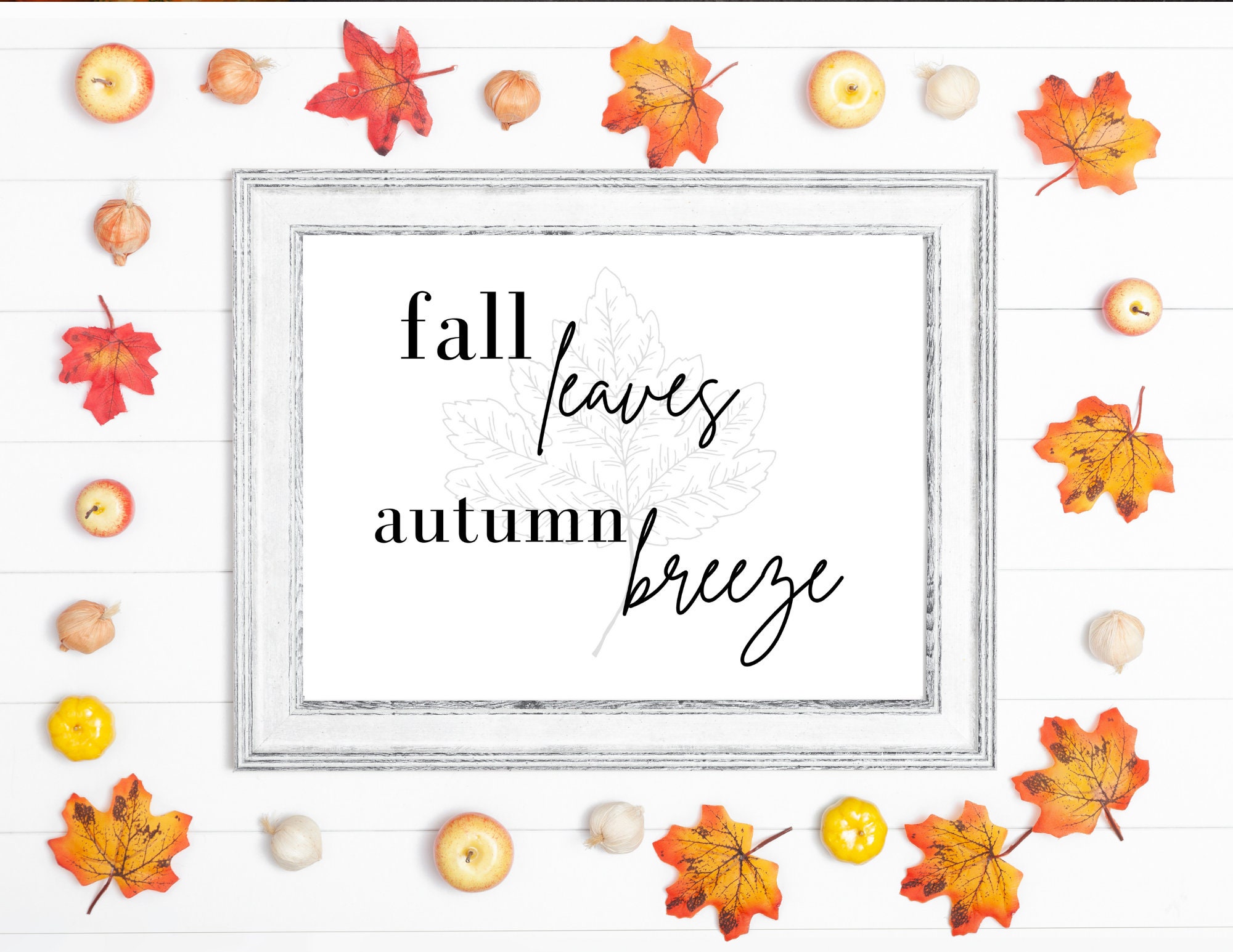 5 Autumn Wall Decor Printables. Fall Digital Downloads | Etsy
