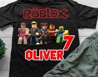 Roblox T Shirt Etsy - t shirt para roblox collar