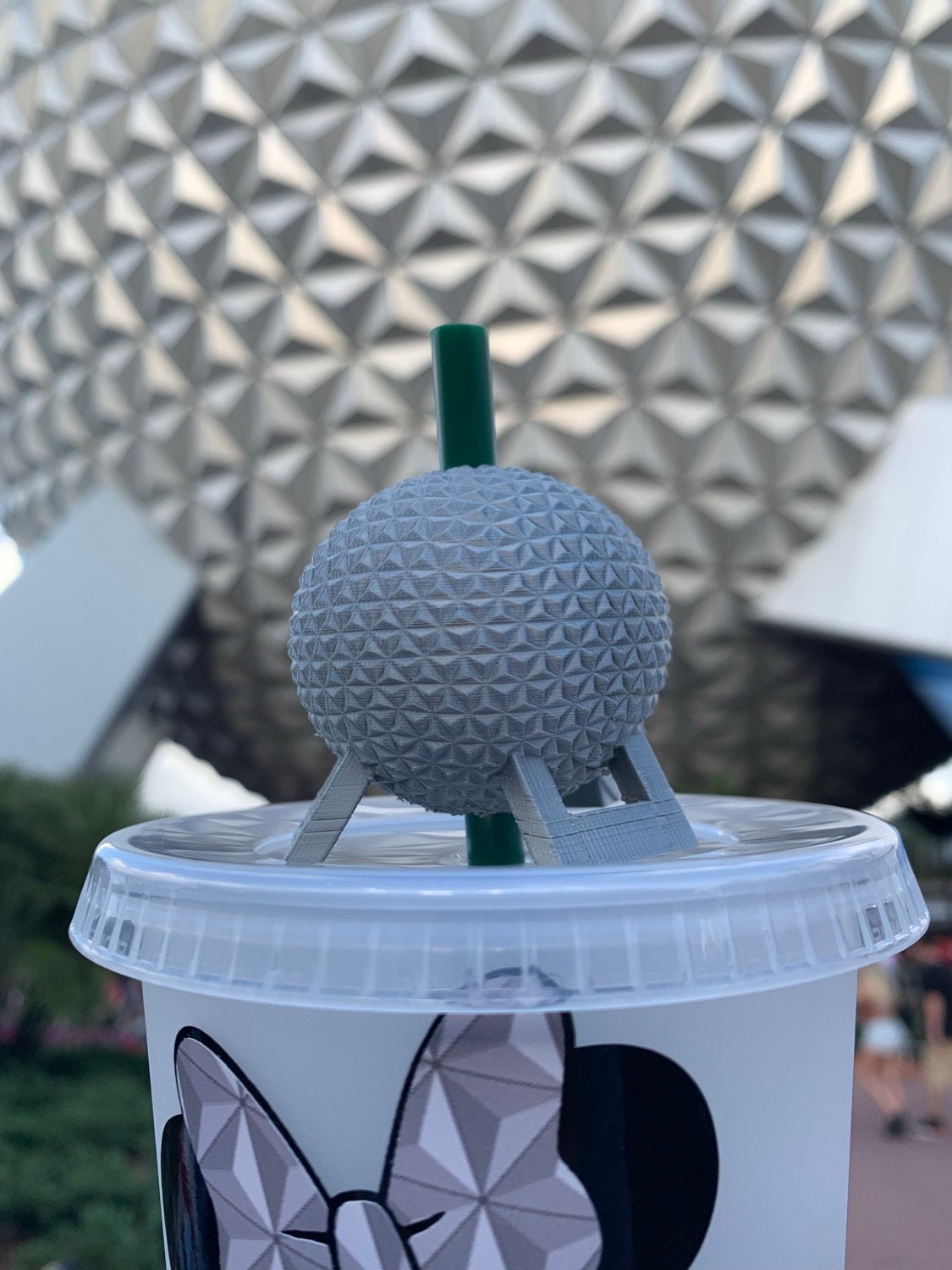 Epcot straw topper