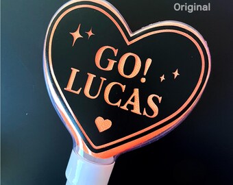 Heart KPOP LIGHT Stick | Personalized LED Sticks | Wedding