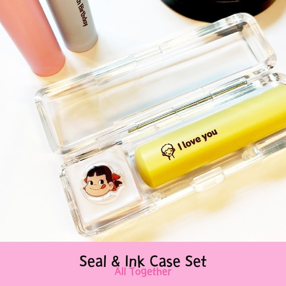 CUSTOM NAME STAMP | Korean Name Stamp | Hanko Stamp | Custom Name Seal | Custom Made Seal Set | Personalized Korean Dojang | Japanese Wood