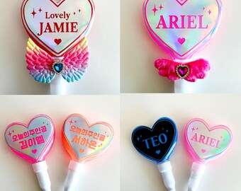 Heart KPOP LIGHT Stick | Personalized LED Sticks | Wedding