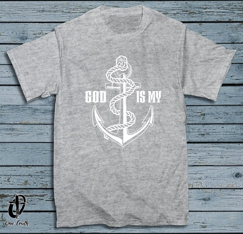 God Is My Anchor Men/'s T-Shirt