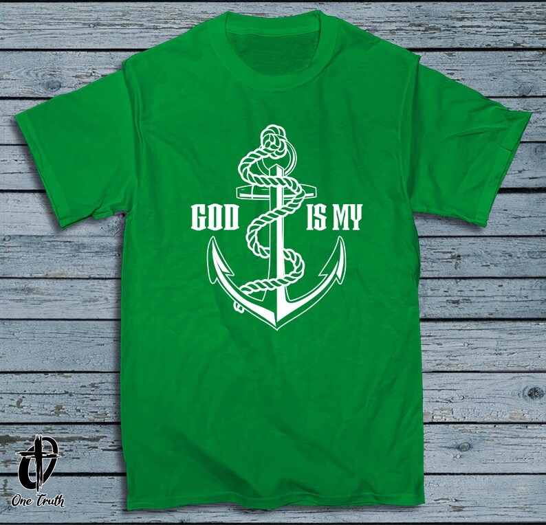 God Is My Anchor Men/'s T-Shirt