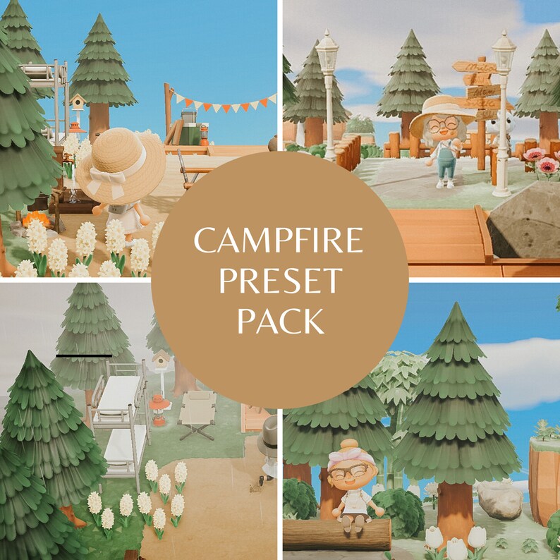 Campfire Preset Pack Animal Crossing ACNH Preset for Etsy