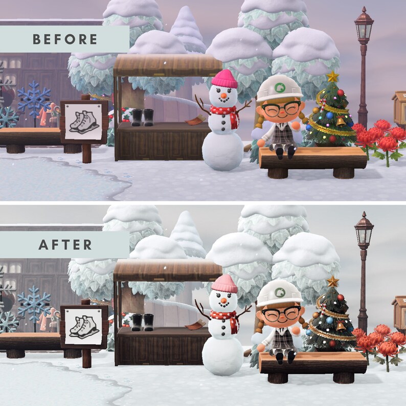 Ice Cold Preset Animal Crossing ACNH Preset for Lightroom Etsy