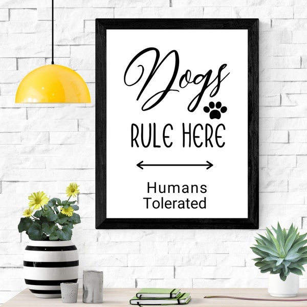 Dog Rules for Humans Etsy
