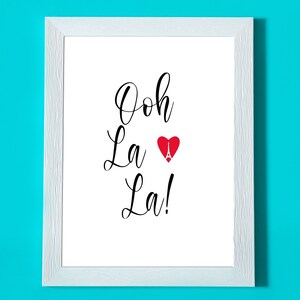 Oh La La Print Ooh La La Poster Printable Wall Art French - Etsy