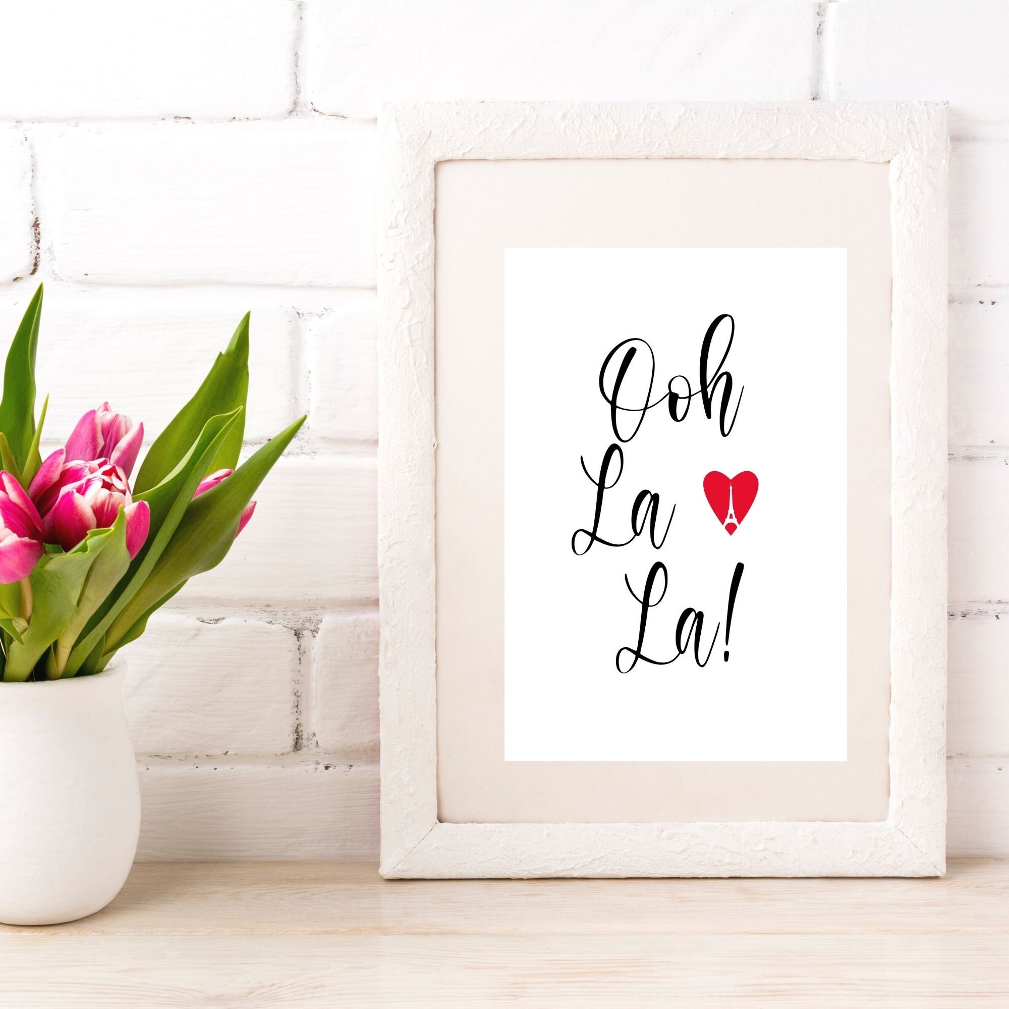 Oh La La Print Ooh La La Poster Printable Wall Art French - Etsy