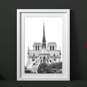 Notre Dame Cathedral Wall Art Paris Printable Art Notre Dame - Etsy