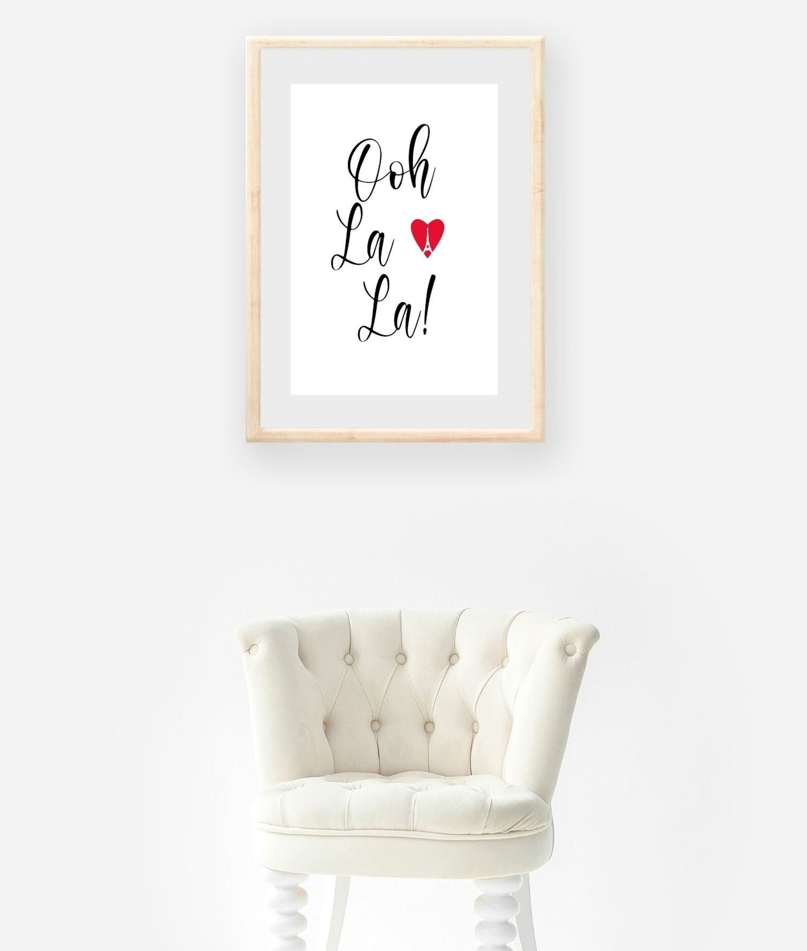 Oh La La Print Ooh La La Poster Printable Wall Art French - Etsy