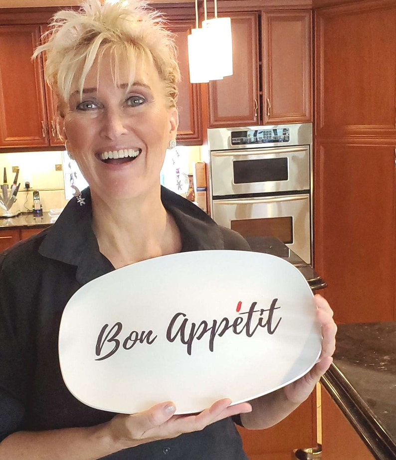 Platters and Trays Bon Appetit French Platter Serving Etsy