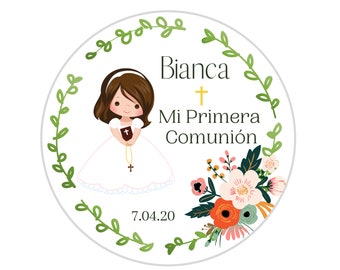 PRINTED| Mi Primera Comunion Sticker , First Communion