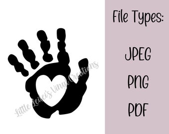 Download Baby Handprint Svg Etsy