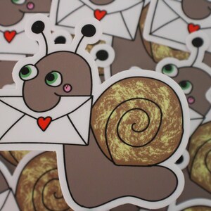 Snail Mail Sticker - 3&quot; x 2.98&quot;