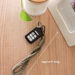 Macrame Wristlet Key chain whyKnotte image 4