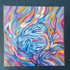 10x10 Psychedelic Abstract print